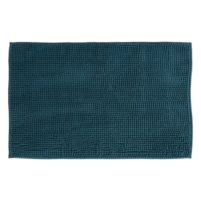 5five - tapis de bain 50x80cm "colorama" bleu pétrole-0
