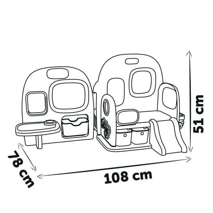 Smoby - Baby Care - Crèche 5 Espaces + 27 Accessoires - Poupon jusqu'à 42 cm-4