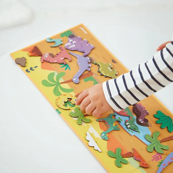 Magnéti'Stories Dinosaures - Jeu Éducatif Magnétique 30 Aimants - Jouet Enfant en Carton FSC - Dès 3 Ans-1
