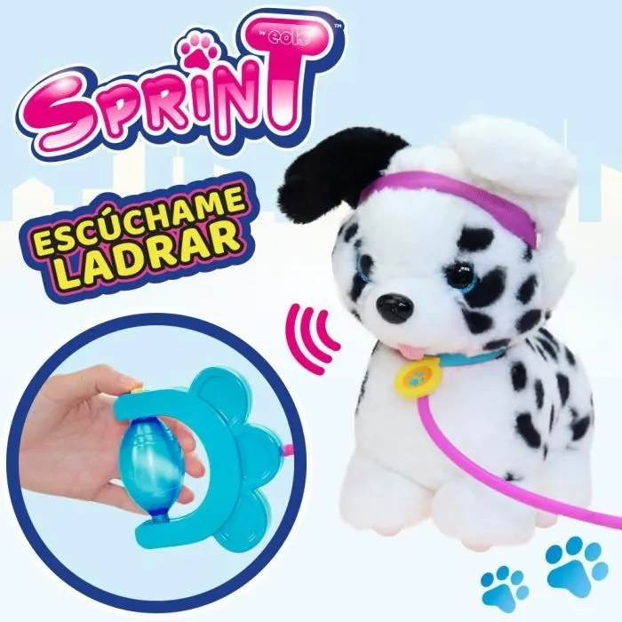 Chiot dalmatien en peluche avec sons SPRINT-2