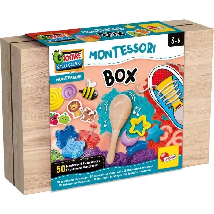 Laboratoire éducatif - LISCIANI - Montessori - 50 expériences - Matériel complet - Activités ludiques et pédagogiques-0