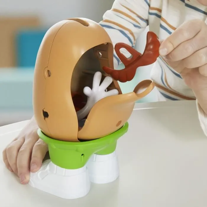 Potato Head Méga patate coffret avec 42 pièces dont une boîte de rangement, jouets préscolaires créatifs pour enfants, dès 2 ans-4