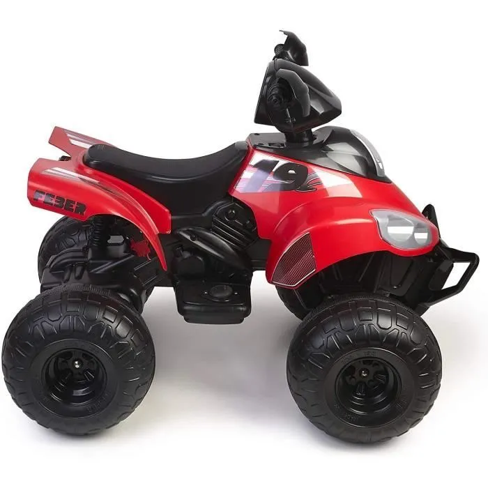 Quad électrique 12V FEBER Motion - Rouge pour enfant de 3 ans et plus-1