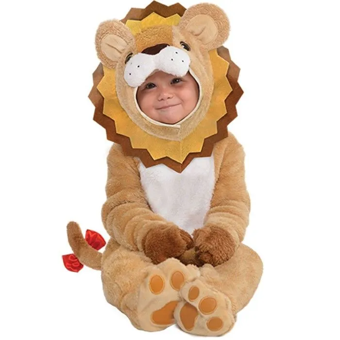 DÉGUISEMENT LION BÉBÉ 12/24 MOIS Marron, Chocolat-0