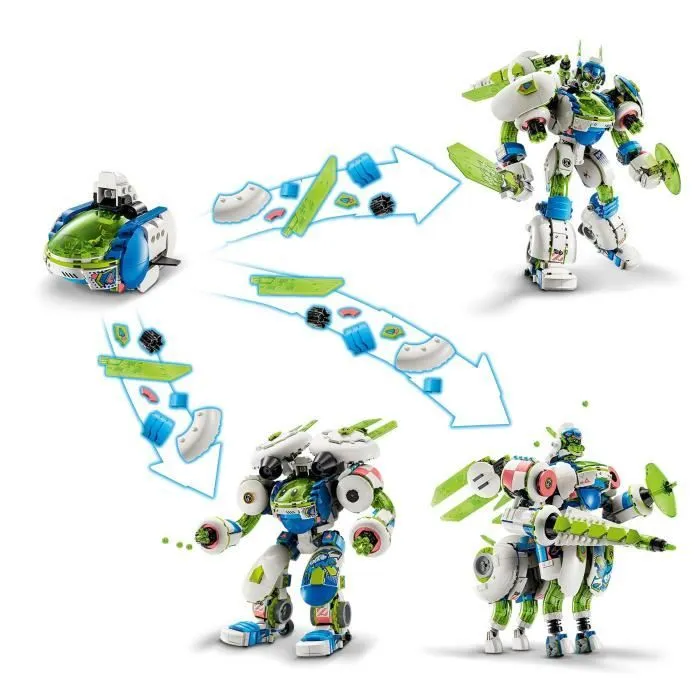 LEGO® DREAMZzz 71485 Mateo et Z-Blob, le Robot Chevalier - Jouet avec 4 Minifigurines-2