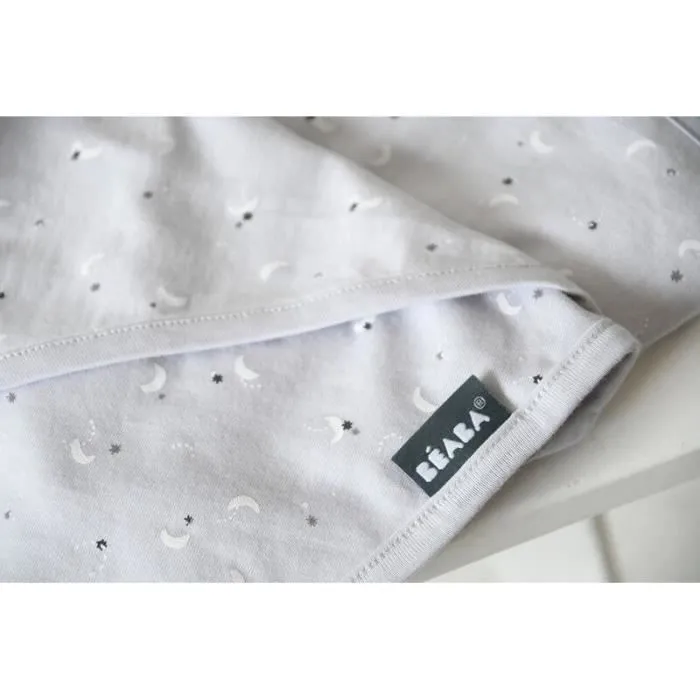BÉABA - Couverture Miracle™ - Couverture d'emmaillotage - 100% Coton - 0-3Mois - Moon&Stars-2