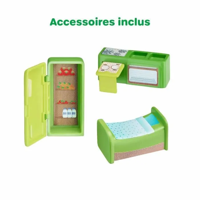 Maison Noisette Klorofil - VULLI - Pour Enfants de 18 Mois et Plus - 3 Parties Mobiles - Multicolore-5