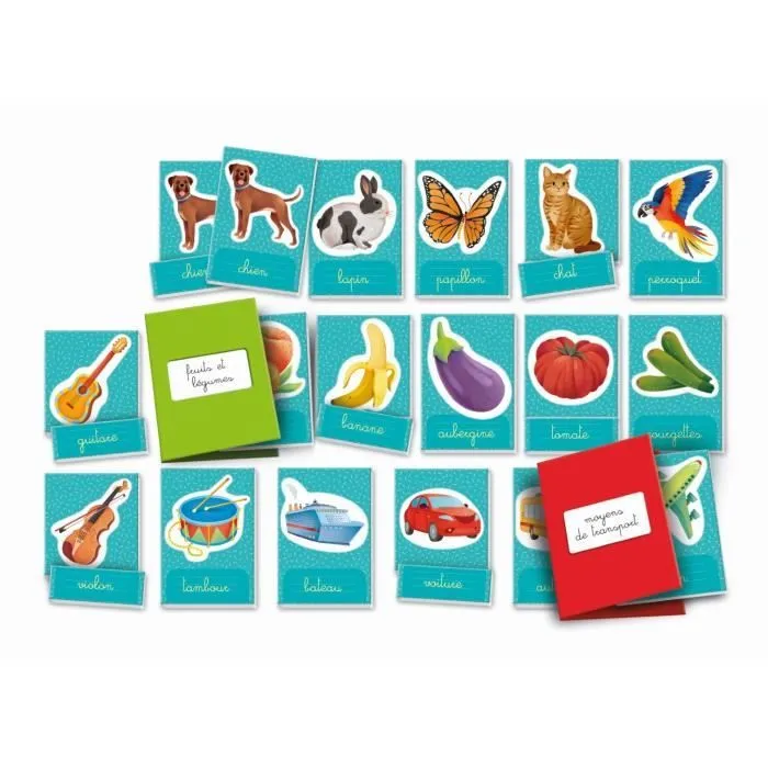 Montessori - Clementoni - Les mots en images - Jeu éducatif développement du lexique - Dés 3 ans-2