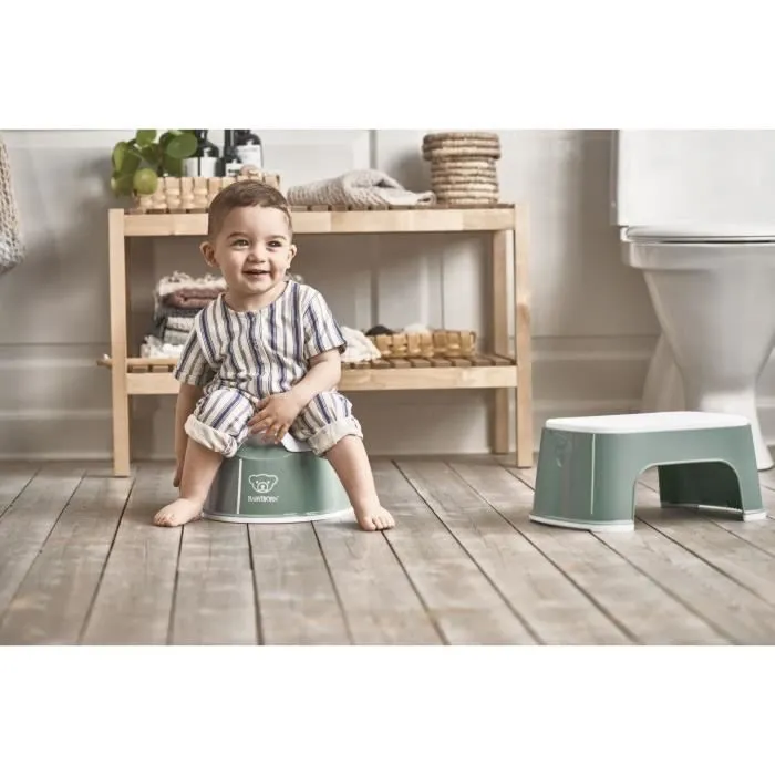 BABYBJÖRN Pot Smart, Vert profond/Blanc-1