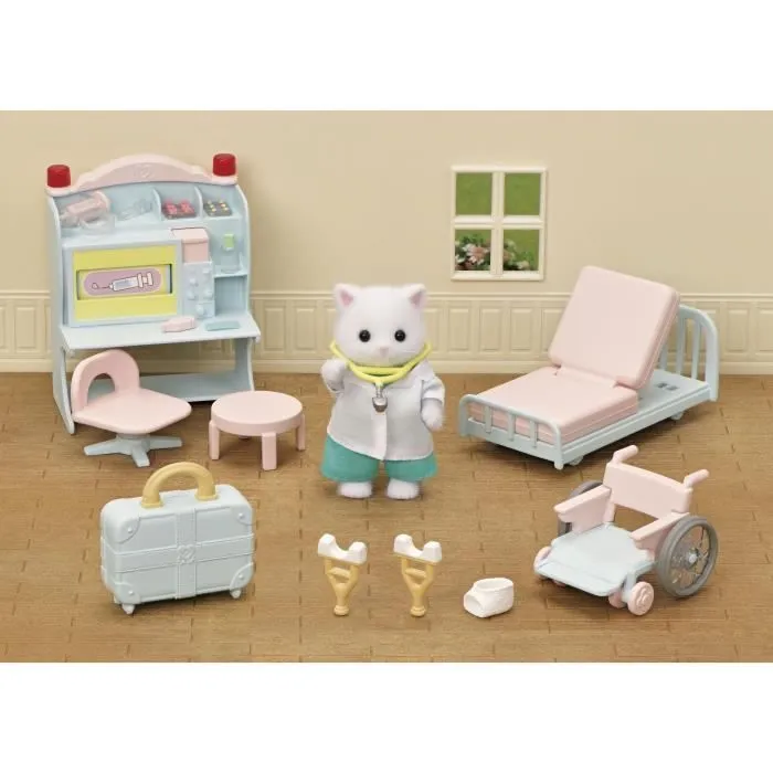 Coffret Docteur du Village - Sylvanian Families - Modèle 5705 - Accessoires Inclus-1