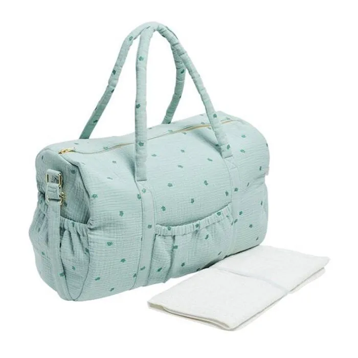 Sac à langer Green Glitter Cat-1
