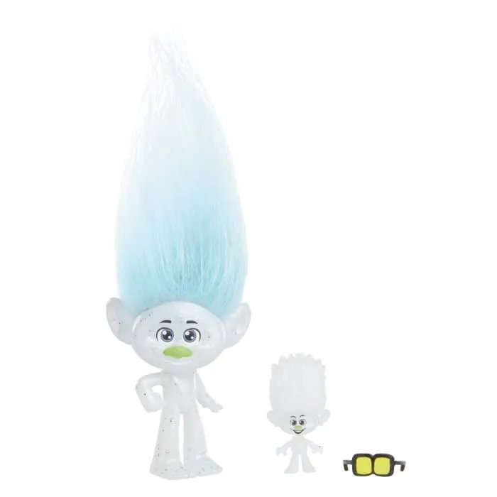 FIGURINES GUY ET PETIT DIAMANT - MATTEL - HNF09 - POUPEE MANNEQUIN TROLLS-3