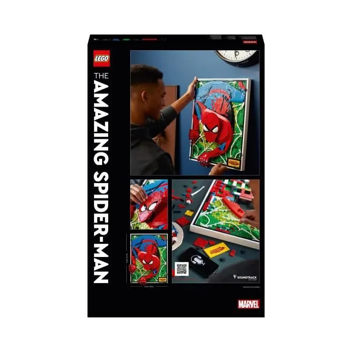 LEGO® ART 31209 The Amazing Spider-Man, Set Art Mural 3D, Poster BD pour Adolescents et Adultes-5