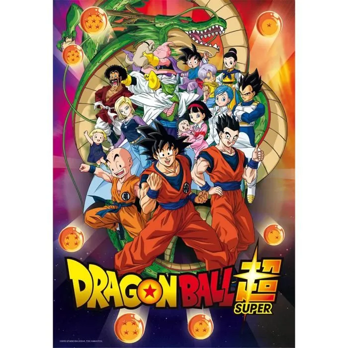 Puzzle 1000 pièces + poster : Dragon Ball-0