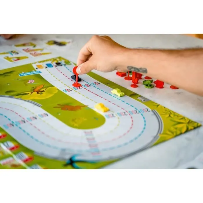 MILLE BORNES PLATEAU - GRAND CLASSIQUE - Jeu de plateau - DUJARDIN - Une édition familiale avec plateau 3D pour plus de fun !-3