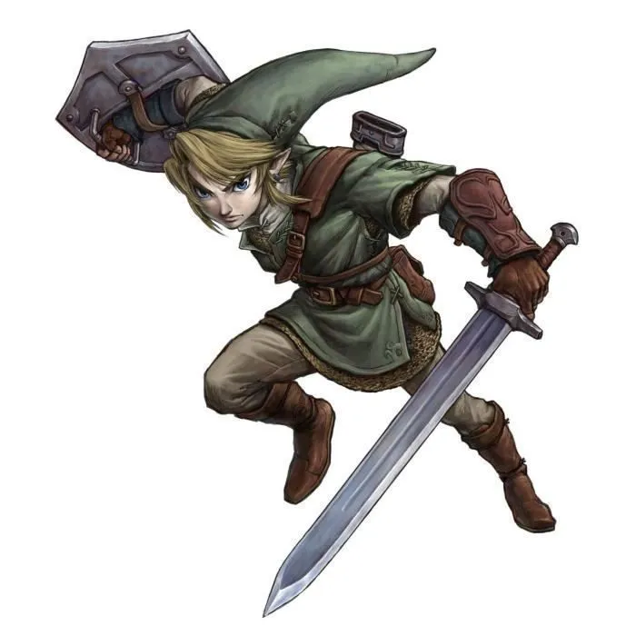 Sticker - NINTENDO - The Legend of Zelda Twilight Princess - 87 x 98 cm - Vinyle - Repositionnable-0