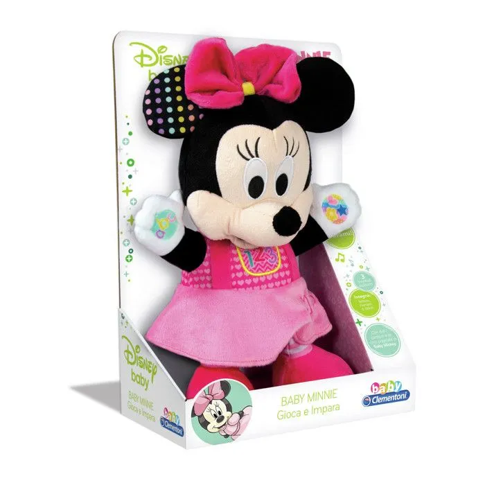 Peluche Interattivo Clementoni Disney Gioca e Impara Baby Minnie 17304-0