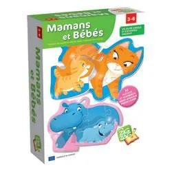 Puzzles maman et bébés animaux