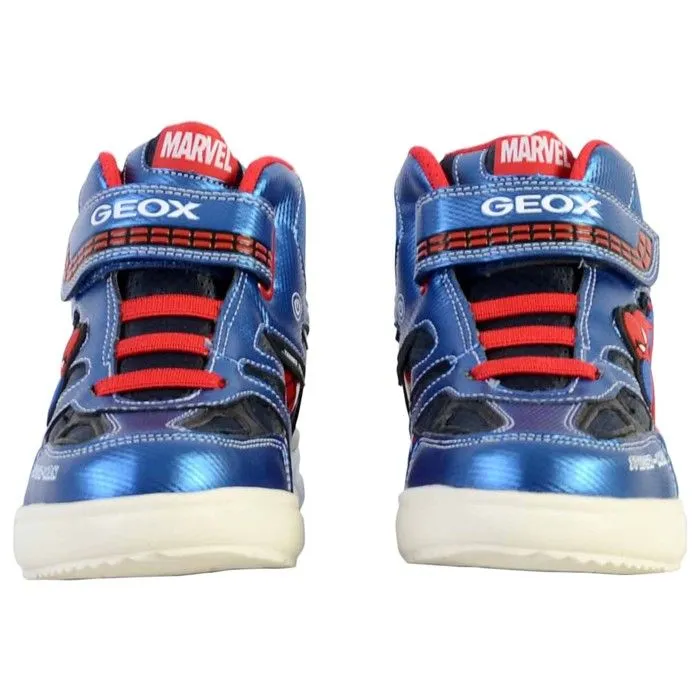 Basket Montante Enfant - Geox - Grayjay - Scratch - Bleu - Spider-Man-4