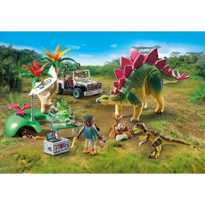 PLAYMOBIL 71523 Campement des explorateurs dinosaures-1