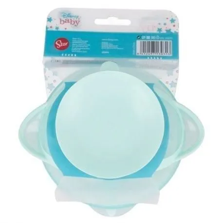 Bol à ventouse - THERMOBABY - Anti-dérapant - Avec couvercle et cuillère - Mickey Cool-3