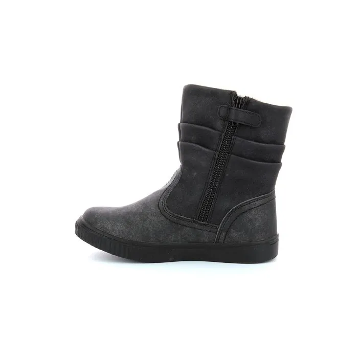 KICKERS Boots Rumby Noir brillant-3