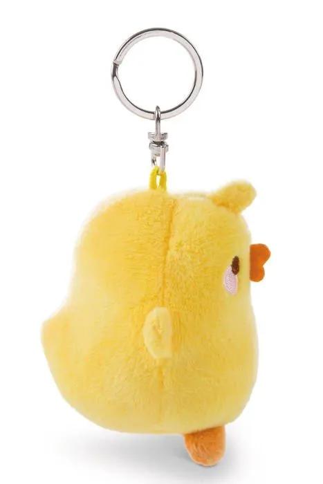 Peluche Nici - 47741 - Porte-cles Poussin PiuPiu Green 8 cm Jaune-2
