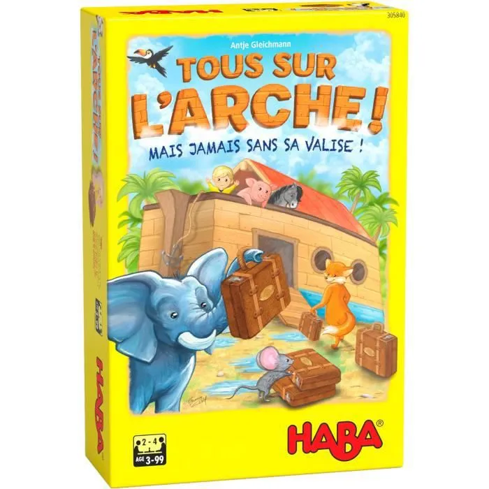 HABA - Tous sur l'arche ! - Jeu mémoire coopératif - 3 ans et plus, 305840-0