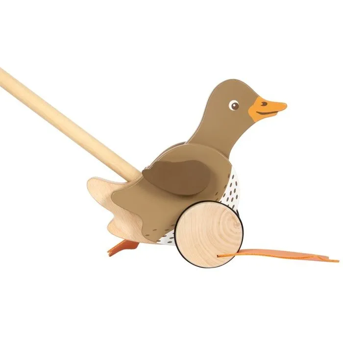 Canard à pousser - Small foot company - LEGLER - Bois FSC - Tête mobile - 18 mois et plus-4