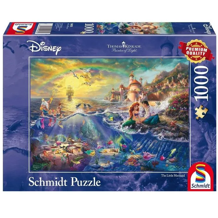 Puzzles - SCHMIDT SPIELE - Disney Arielle la petite sirène - 1000 pièces-1