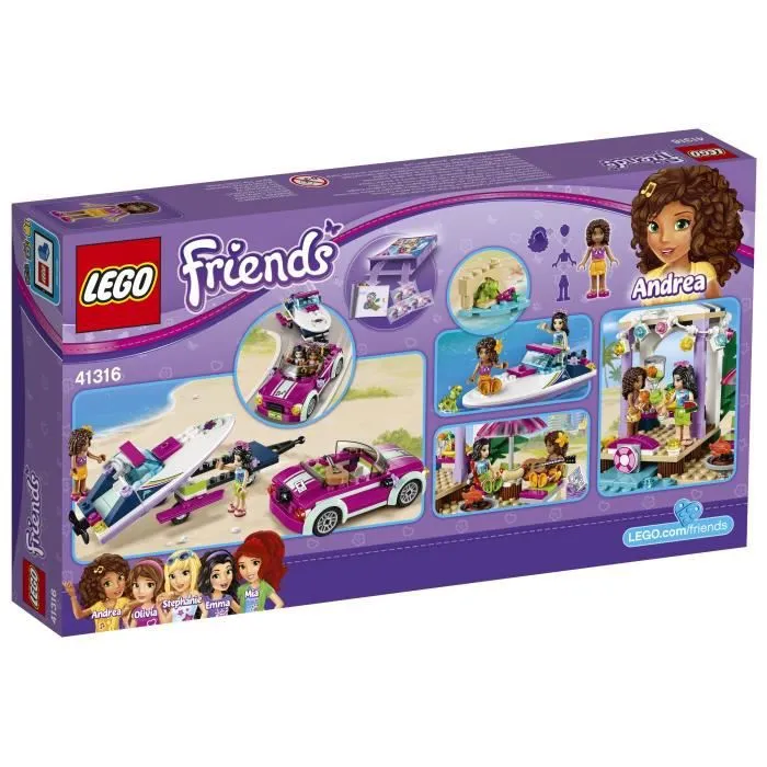 LEGO® Friends 41316 Le Transporteur Hors-Bord d'Andrea-2