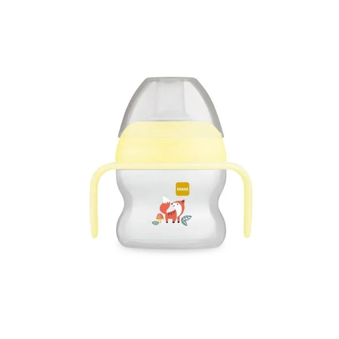 Mam - ZEDMM221N - Mug Starter Cup avec poignees antiderapantes et bec verseur, 4 + mois, 150 ml, neutre-0