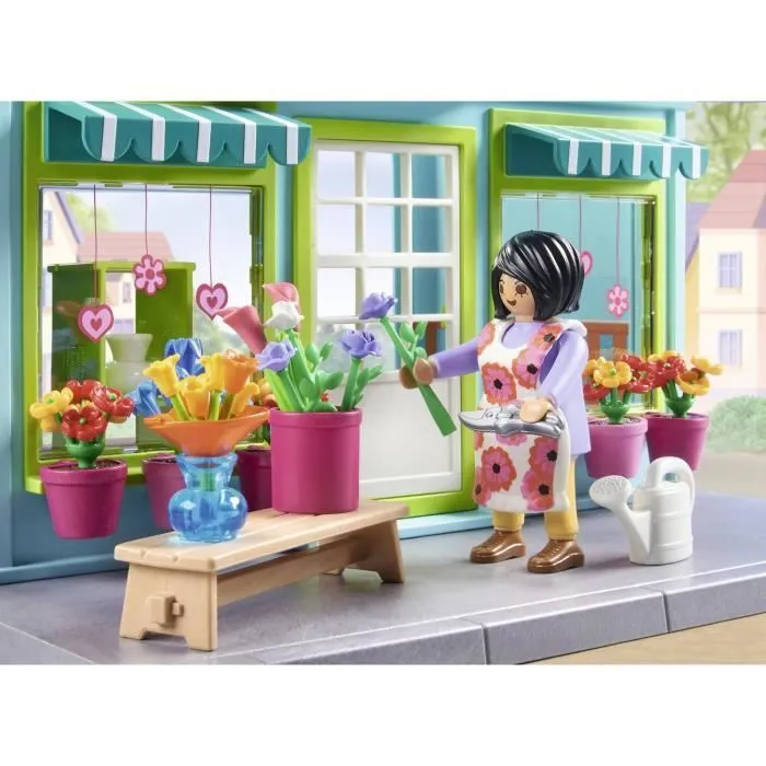 PLAYMOBIL 71807 Boutique de fleuriste et salon de thé-3