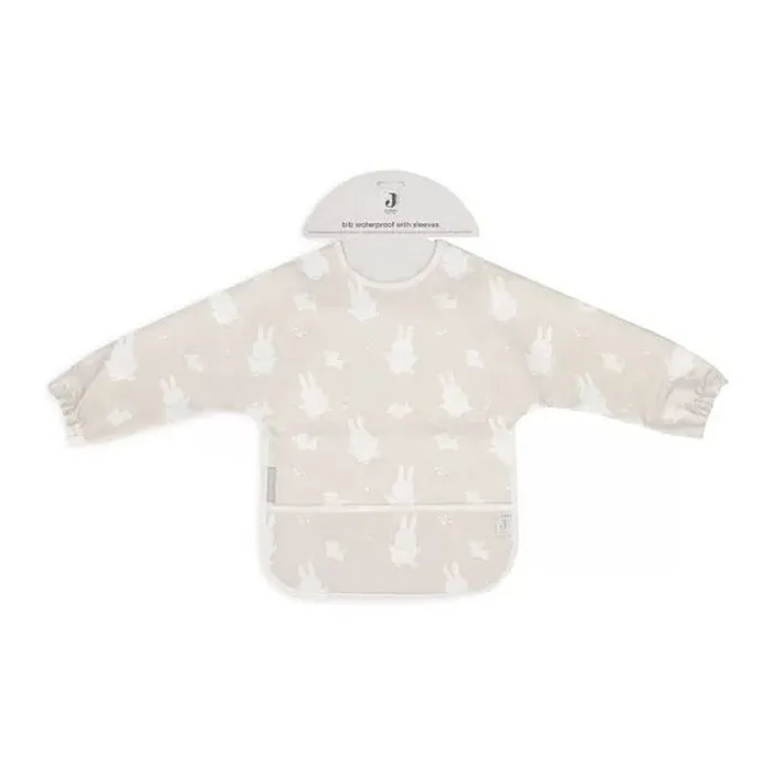 Bavoir à manches imperméable MiffySnuffy Nougat - Jollein-0