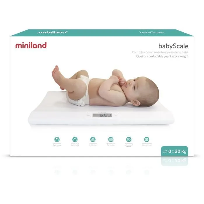 MINILAND - Balance pour bébés face à manipuler, Babyscale-2
