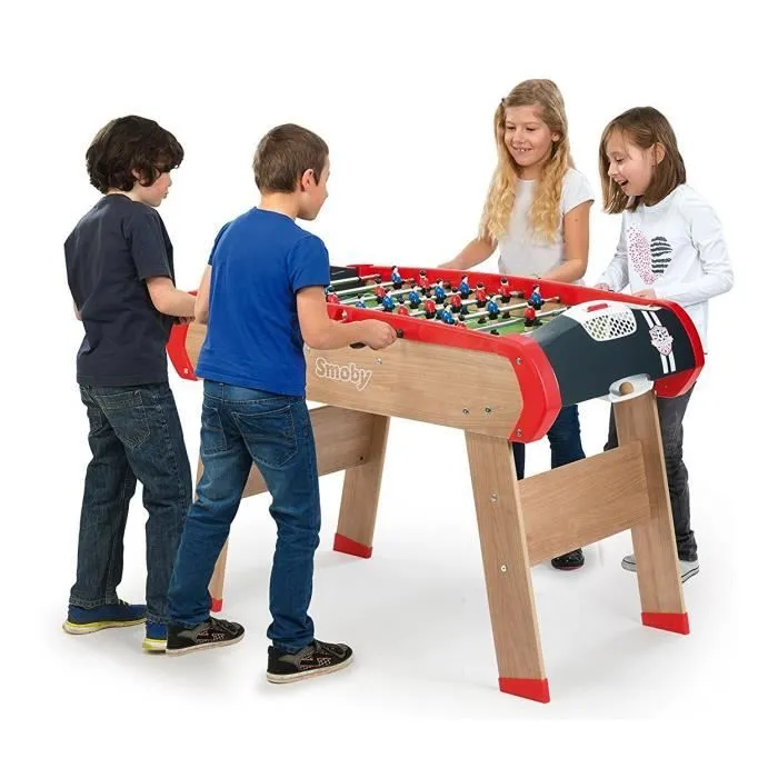 Babyfoot en bois Smoby - Champions aille Unique Coloris Unique - Pour enfants de 8 ans et plus-1