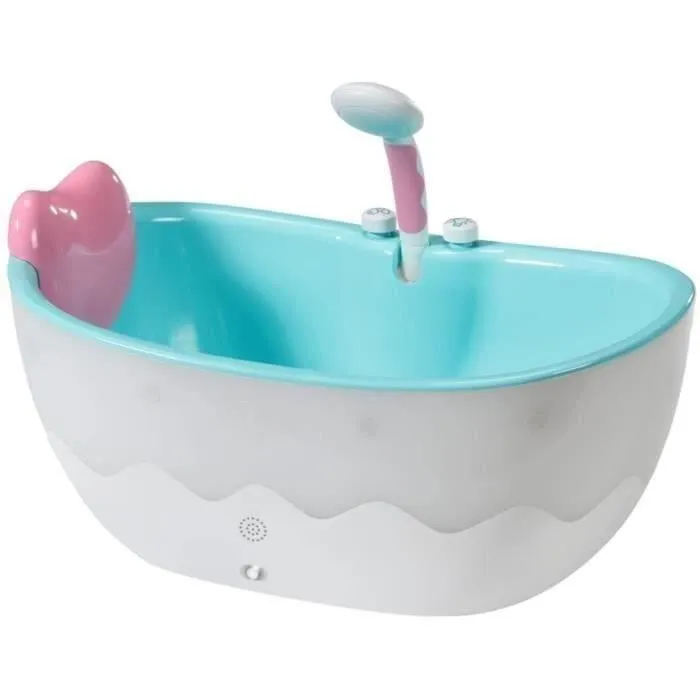 Baignoire pour poupée BABY BORN avec effets lumineux et sonores - Canard de bain amovible - Enfant 3 ans et plus-1