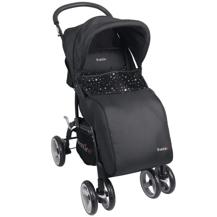 Poussette + siège auto bébé TROTTINE TS Cassiope2 NoirEtoile-1