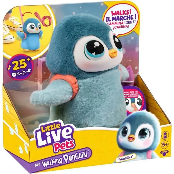 Mon Petit Pingouin - MOOSE TOYS - LITTLE LIVE PETS - Pingouin électronique interactif avec accessoires-2