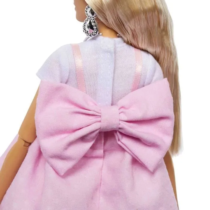 Barbie-Deluxe Style-Poupée Barbie Blonde À Robe Rose Pastel - 4ans+ - HYV27-4