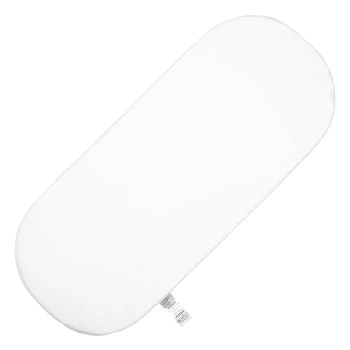 Matelas ovale bébé – Couffin Moïse panier à langer – Made in France Blanc Taille Unique-0