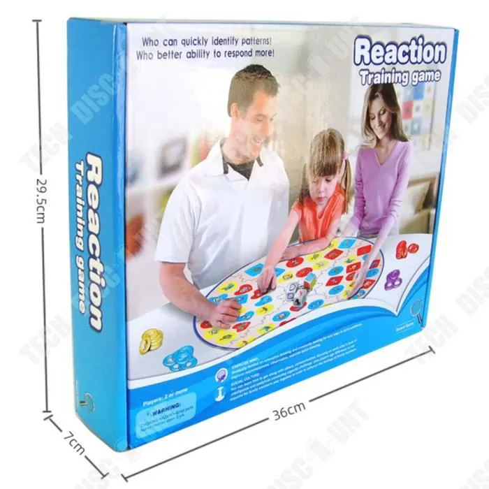 TD® Jeu d'entraînement à la réaction Brain Power Combat Jeux de société pour enfants Jouets éducatifs Jeux interactifs parent-enfant-1