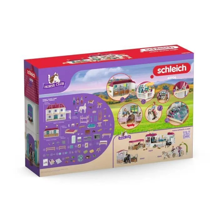 Coffret Grand centre équestre de Lakeside, SCHLEICH 42706, Horse Club, Dès 4 ans-8