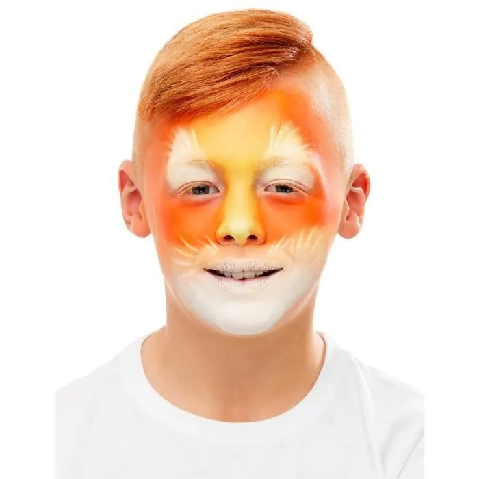 Kit maquillage et accessoires renard enfant - Smiffys - Orange - Intérieur - A partir de 3 ans-2