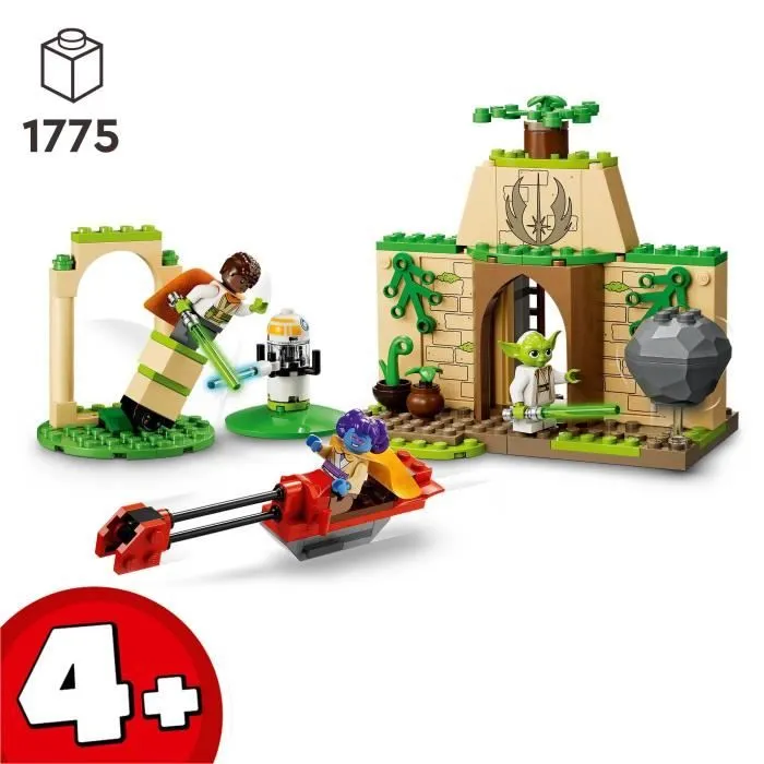 LEGO® Star Wars 75358 Le Temple Jedi de Tenoo, Jouet avec Figurine de Droïde et Maître Yoga-1