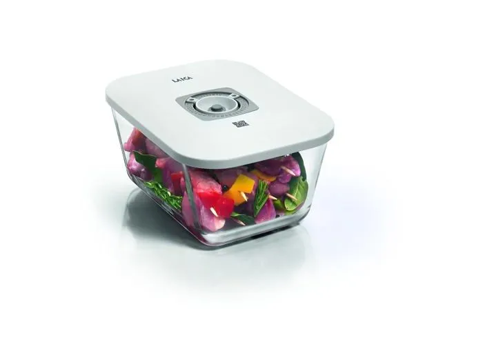 Boites de conservation - boites hermetiques Laica - VT3307 - Conteneur Smart en verre pour sous-vide de 2,7 l Transparent-0