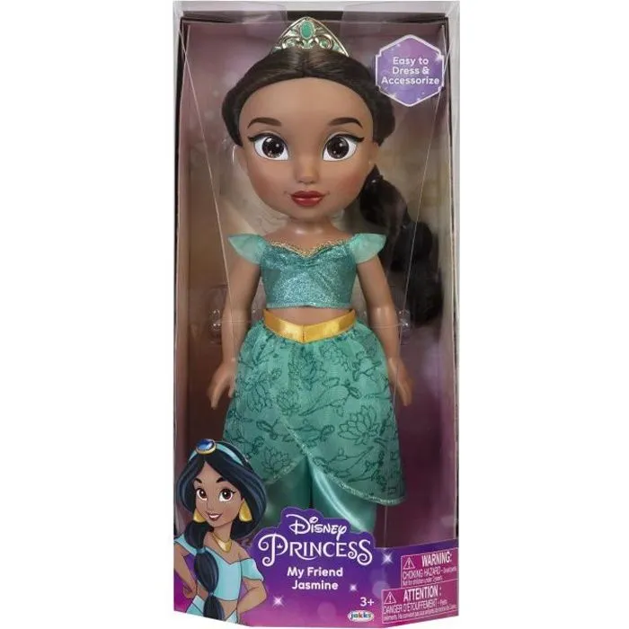 DISNEY PRINCESS Poupée Princesse Jasmine en plastique - 38 cm-0