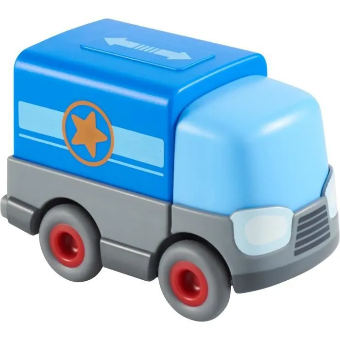 HABA - Camion Jouet Enfant à Piles avec 4 Roues Motrices Compatibles Circuits Kullerbü - Jouet Enfant 2 ans et +-0