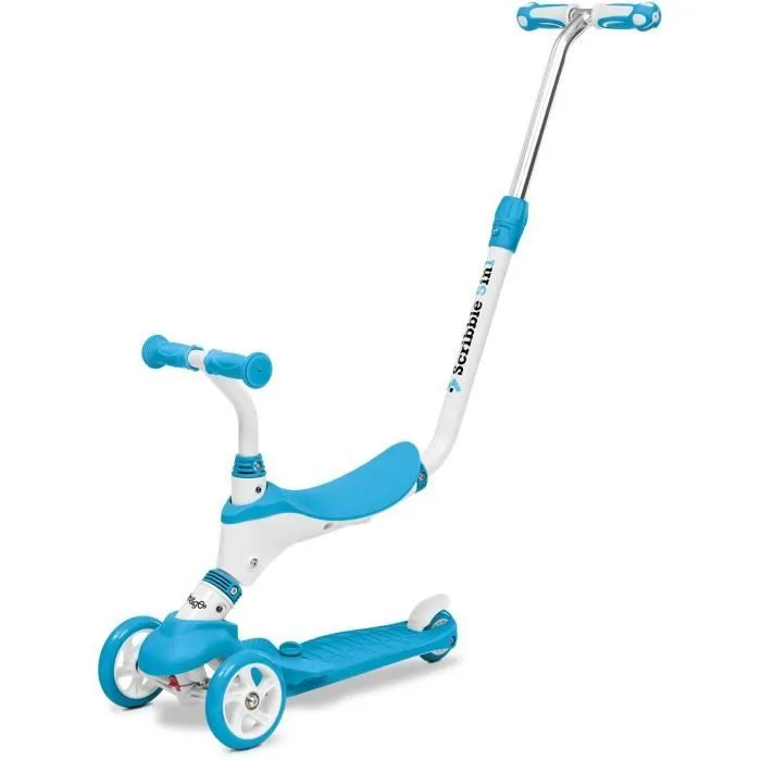 MONDO - Trottinette / Patinette / Draisienne 3 roues évolutive - On and Go - Scribble 5 en 1-0