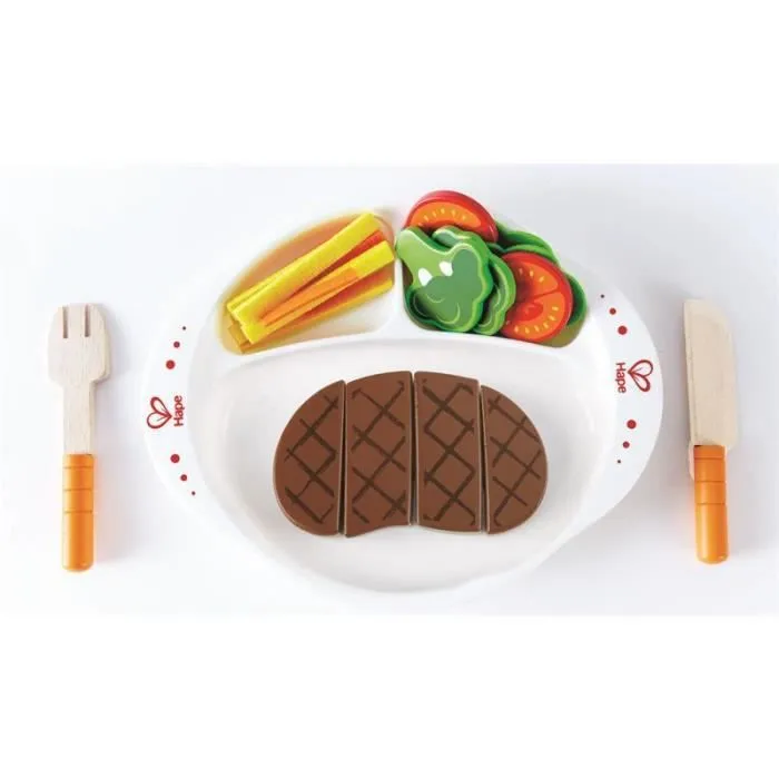 Jouets de cuisine - HAPE - Hearty Home-Cooked Meal - Bois non toxique - À partir de 3 ans - Mixte-2